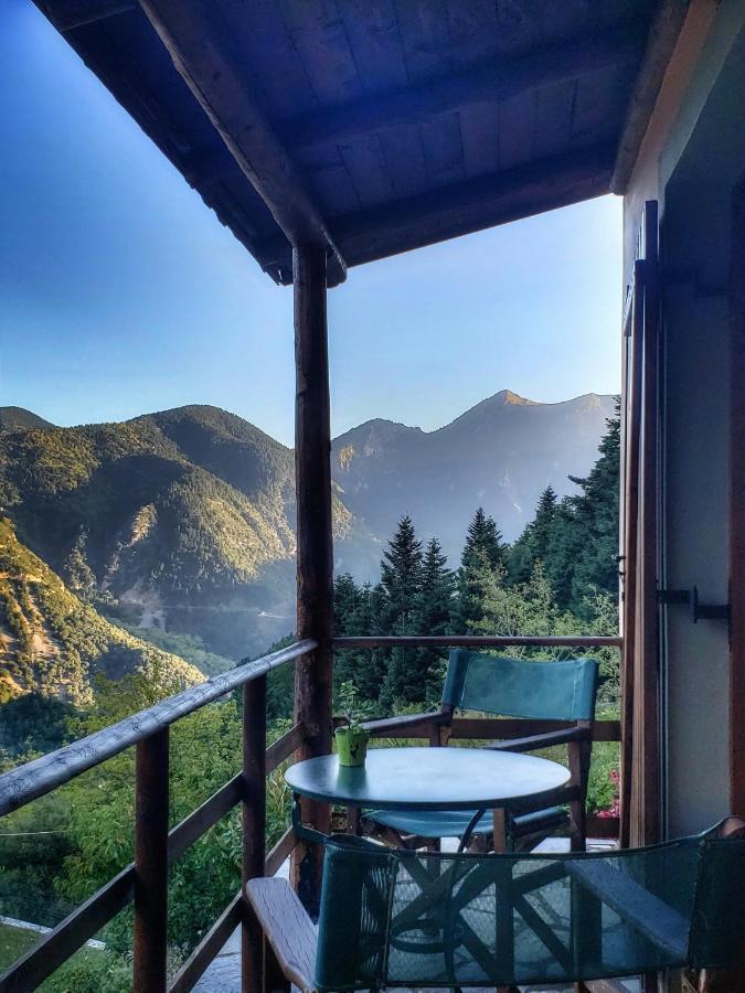 Dryades Guesthouse Ano Khora Bagian luar foto